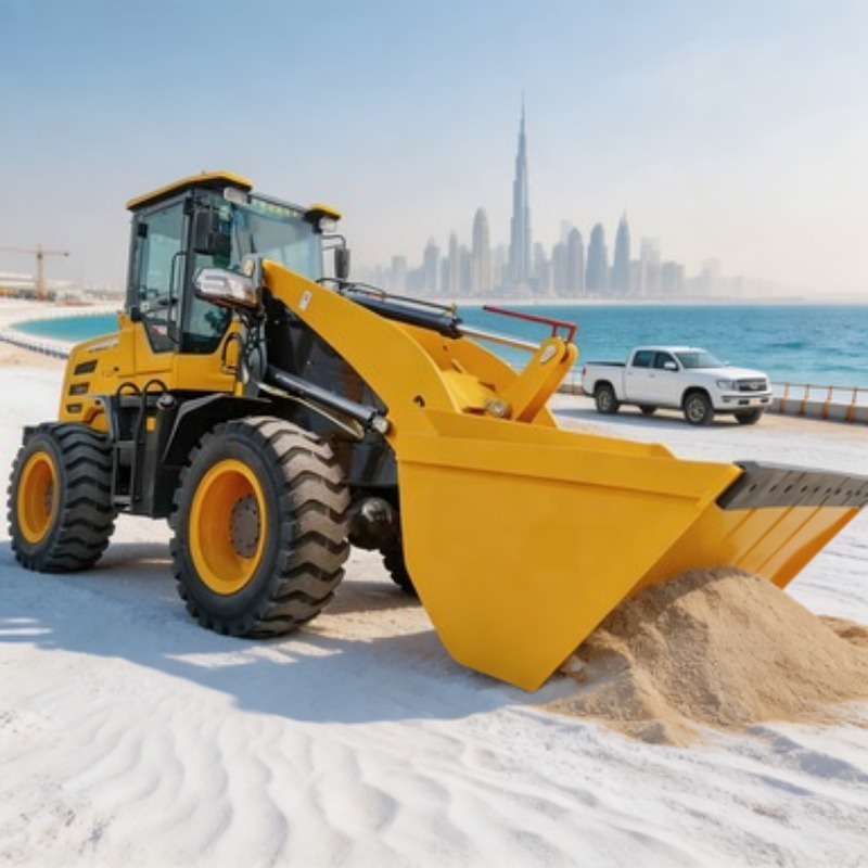 Farming Agriculture Project - 4WD Mini Front Loader Wheel Machine