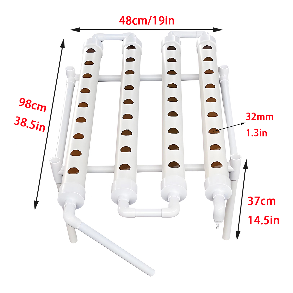 Hydroponics Growing System Kit - Hydroponic Nft Channel recension och pris