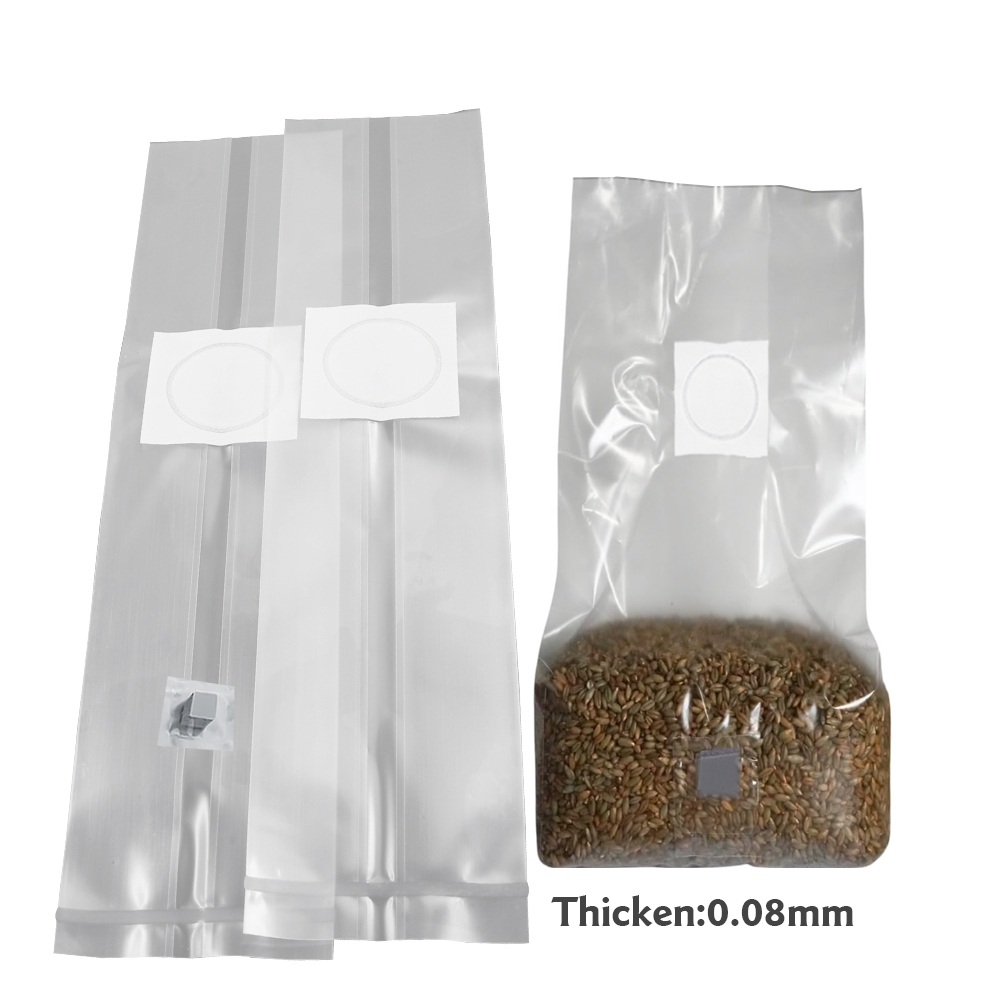 10PCS 0.08mm Thick PP Autoclav - Mushroom Spawn Bag recension och pris