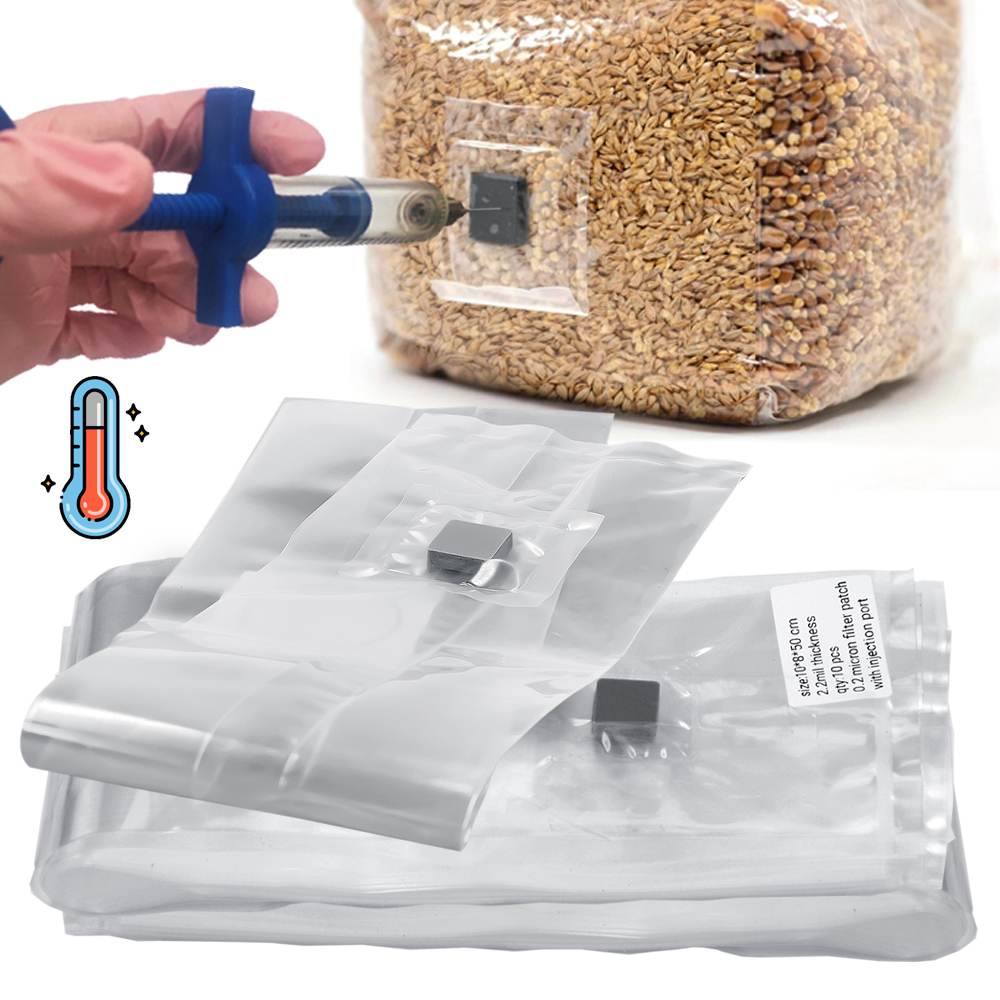 PP 6 Mil Sterilized Grain Bag  - Mushroom Spawn Bag recension och pris