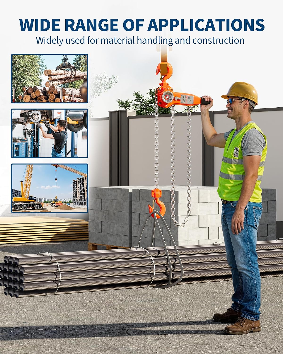 Manual Lever Chain Hoist with  - Farming Jobs recension och pris