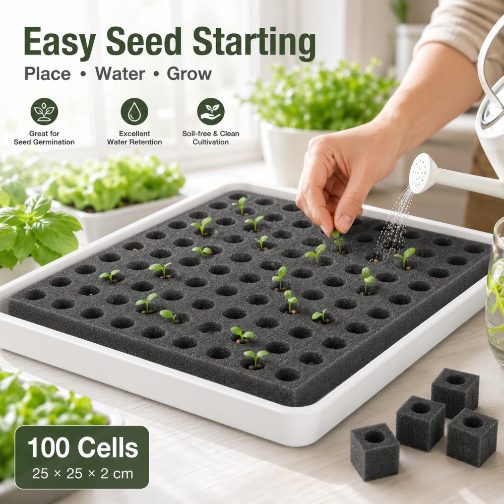 Soilless Hydroponic Plant Spon - Nursery Plug Tray recension och pris