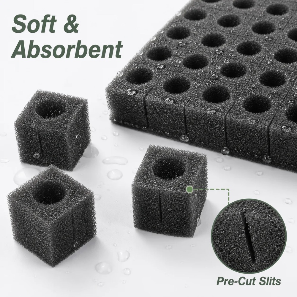 Soilless Hydroponic Plant Spon - Nursery Plug Tray recension och pris