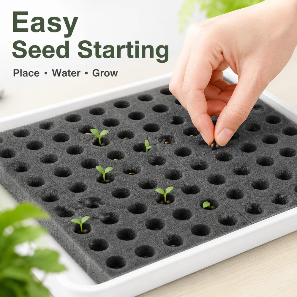Soilless Hydroponic Plant Spon - Nursery Plug Tray recension och pris