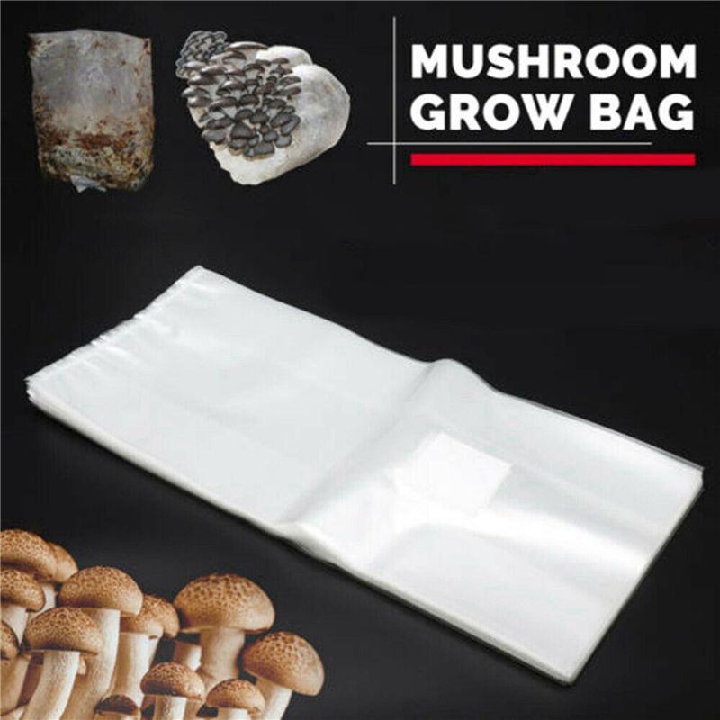 AT44-100Pcs PVC Mushroom Spawn - Mushroom Spawn Bag recension och pris