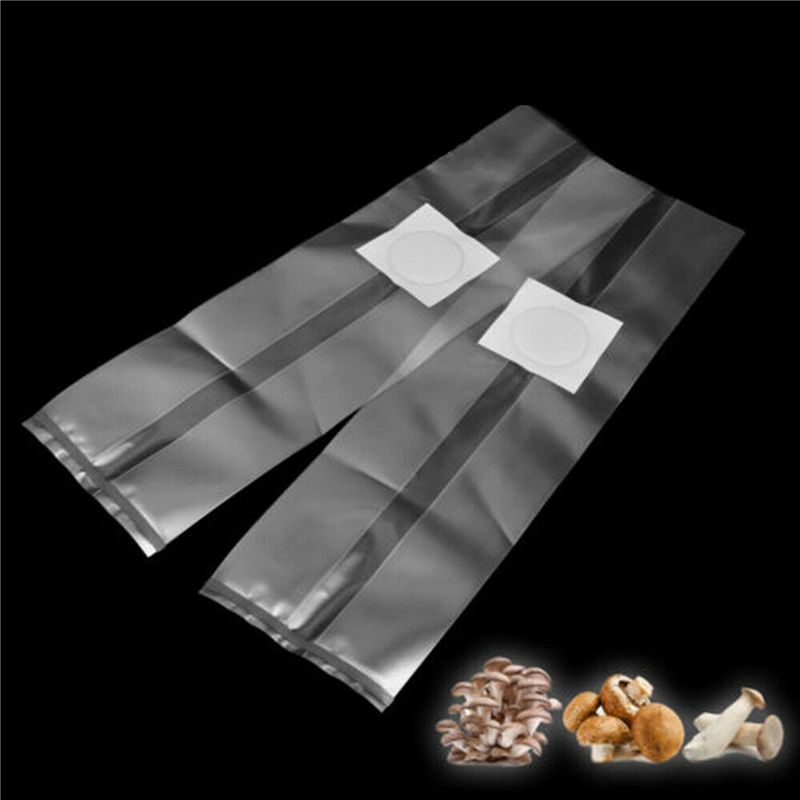AT44-100Pcs PVC Mushroom Spawn - Mushroom Spawn Bag recension och pris
