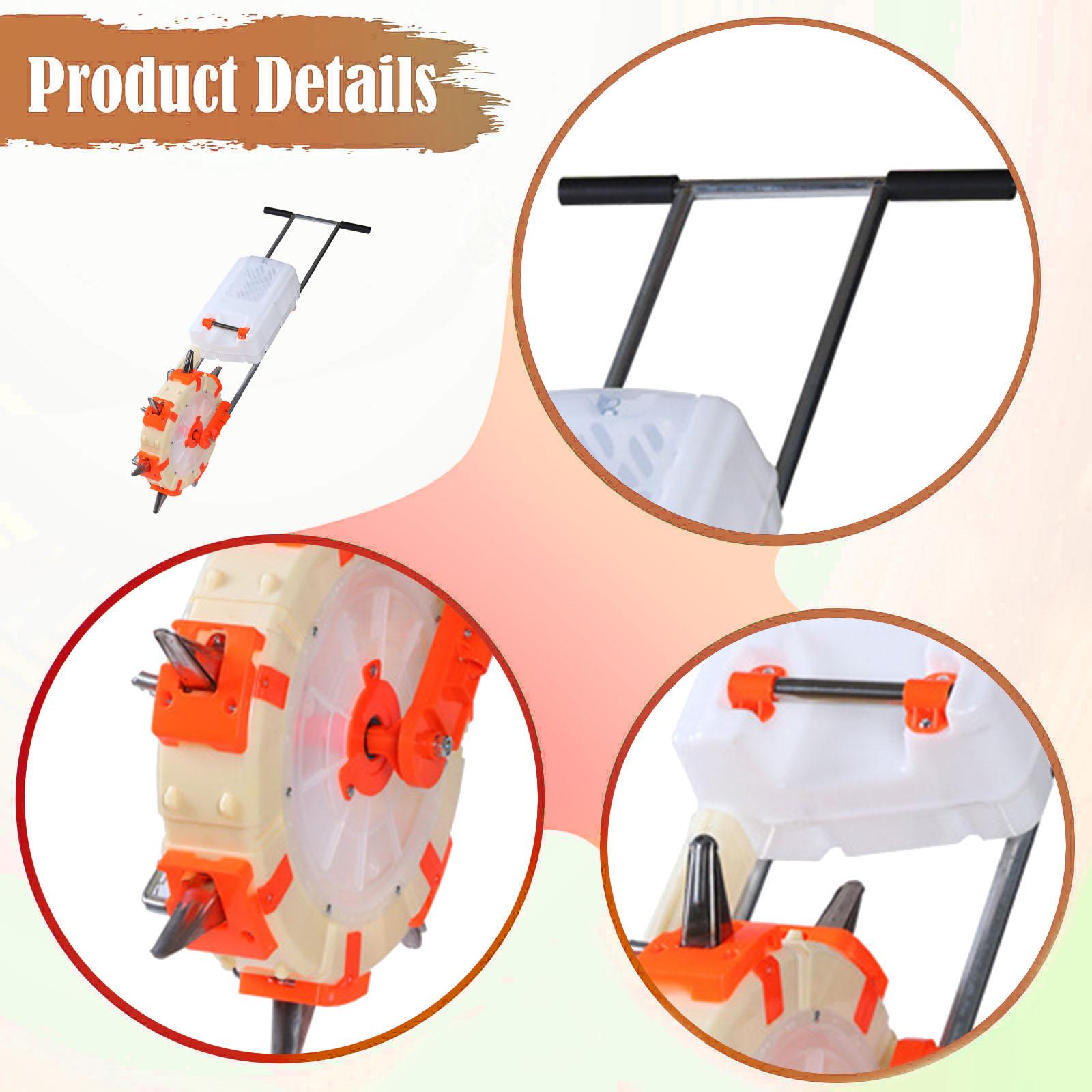 Hand Push Seeder Fertilizer, C - Manual Seeder Hand recension och pris