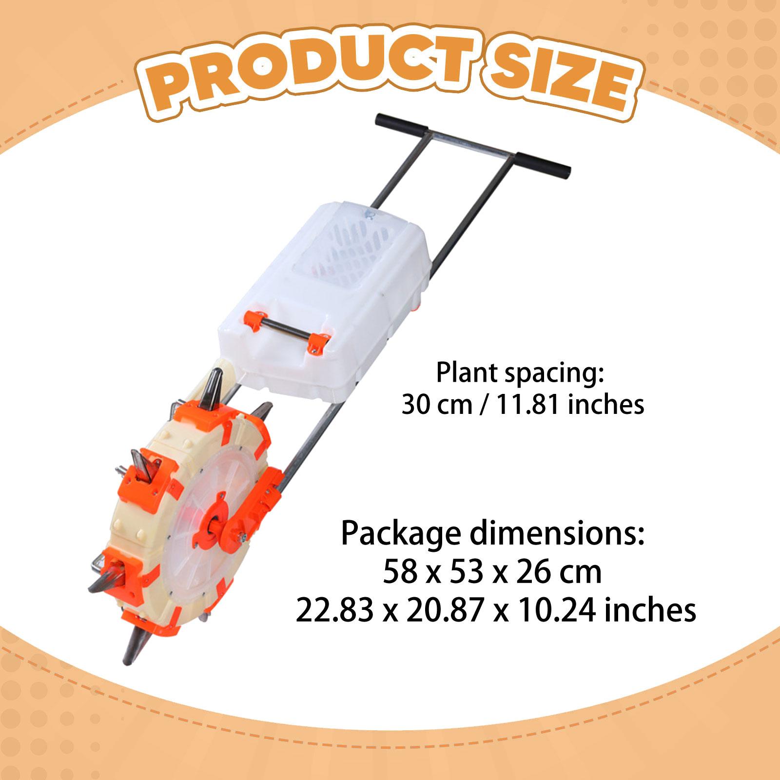 Hand Push Seeder Fertilizer, C - Manual Seeder Hand recension och pris
