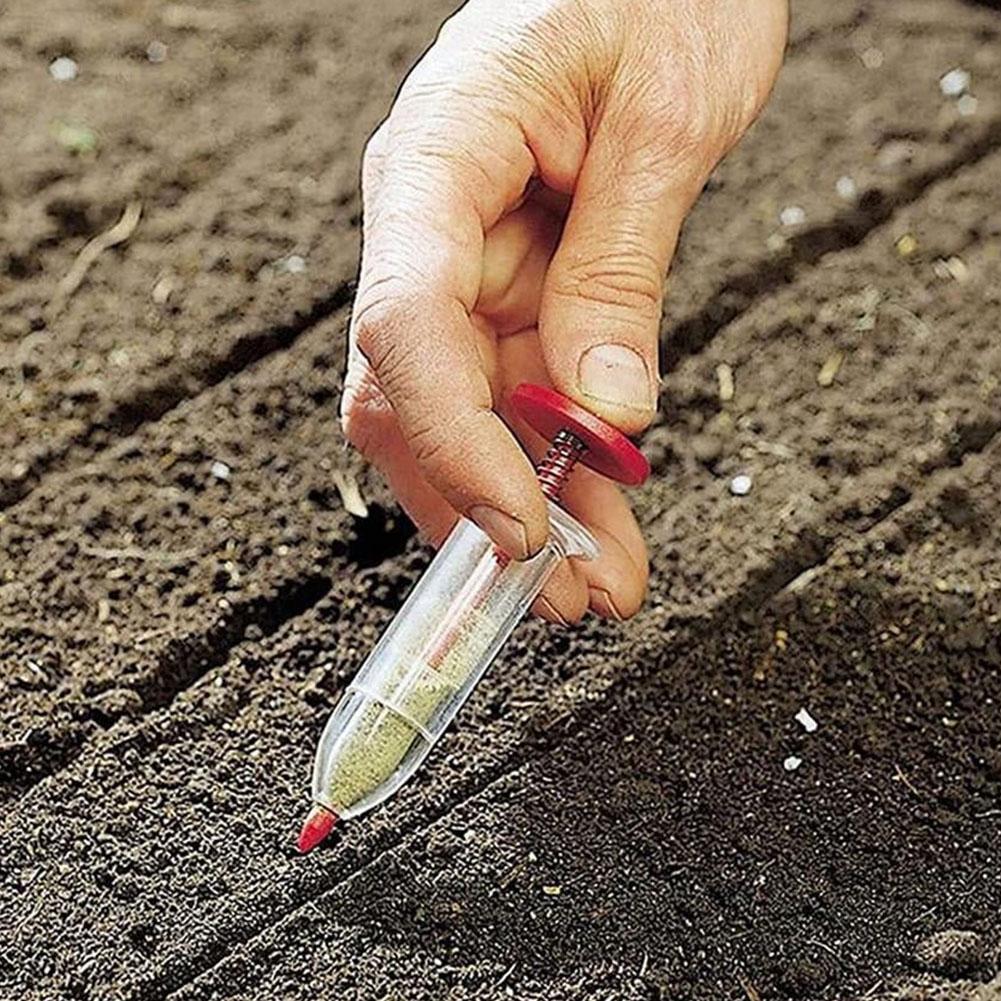 1/3PCS Handheld Seed Dispenser - Manual Seeder Hand recension och pris