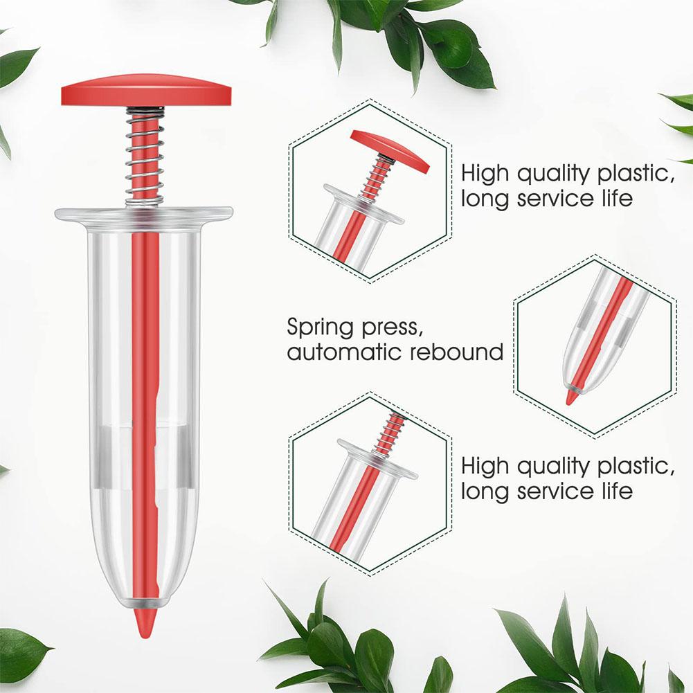 1/3PCS Handheld Seed Dispenser - Manual Seeder Hand recension och pris