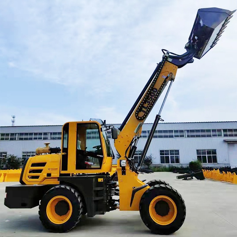 4WD Mini Front Loader Wheel Ma - Farming Agriculture Project recension och pris