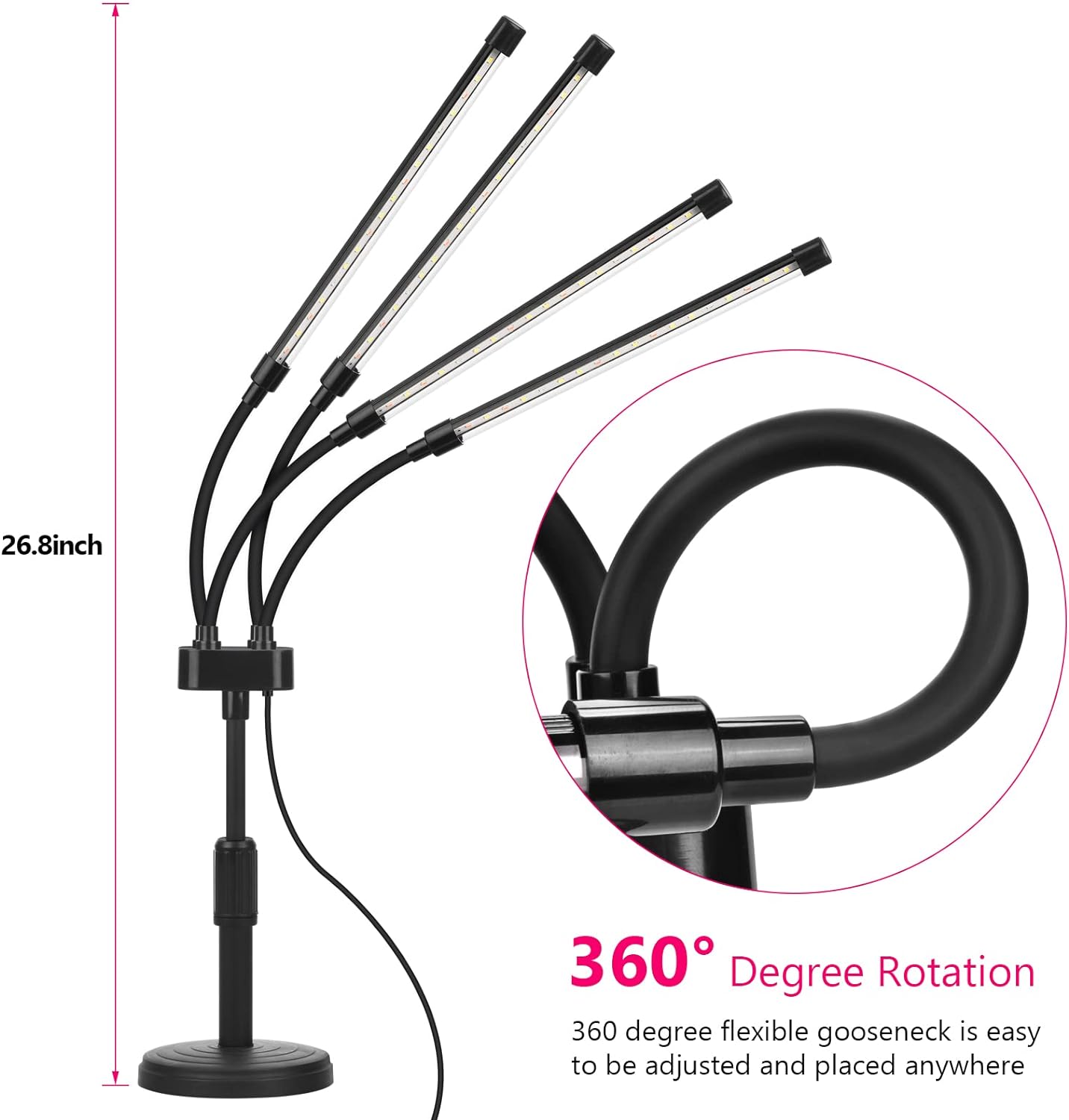 KEBINCPLED Desktop LED Plant G - Hydroponic Nft Channel recension och pris